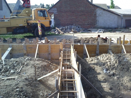 Molnár ház építése 2. Fázis