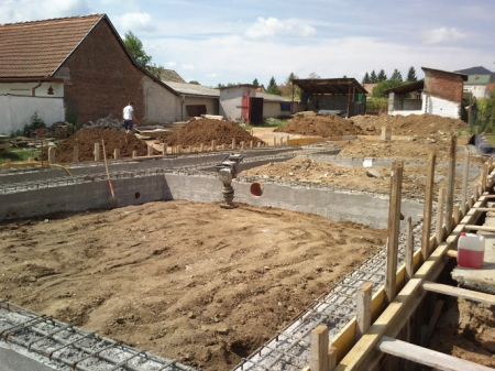 Molnár ház építése 3. Fázis