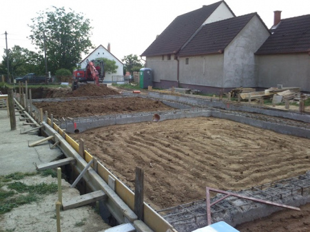 Molnár ház építése 4. Fázis