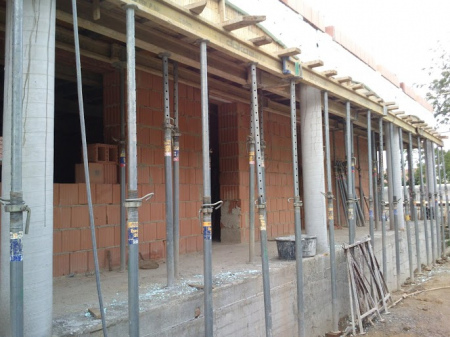 Molnár ház építése 7. Fázis