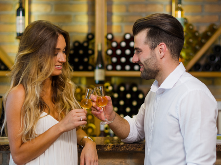 Wine-Tasting Hall - Bock Hotel Ermitage -  Cheers!